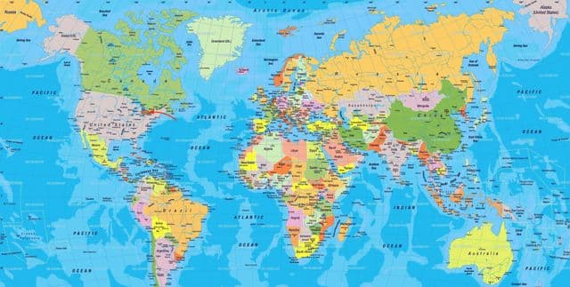 Posizione di Toronto sulla mappa del mondo